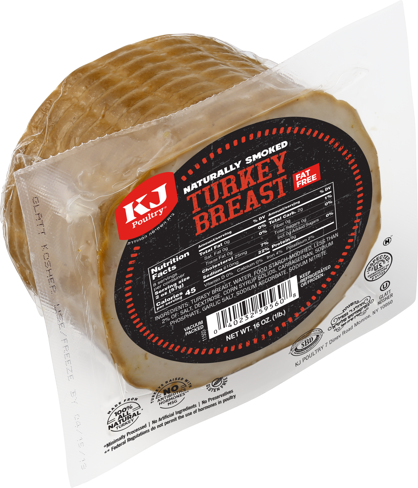 KJ Poultry Smoked Turkey Breast.
