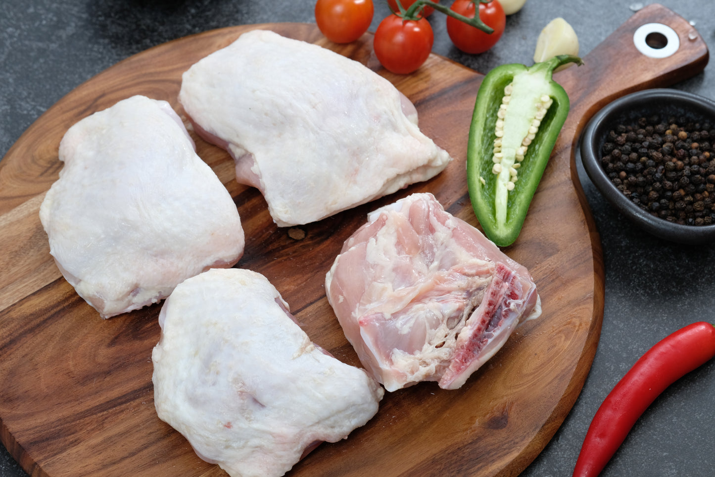 KJ Trimmed Chicken Thighs | Satmar Meats