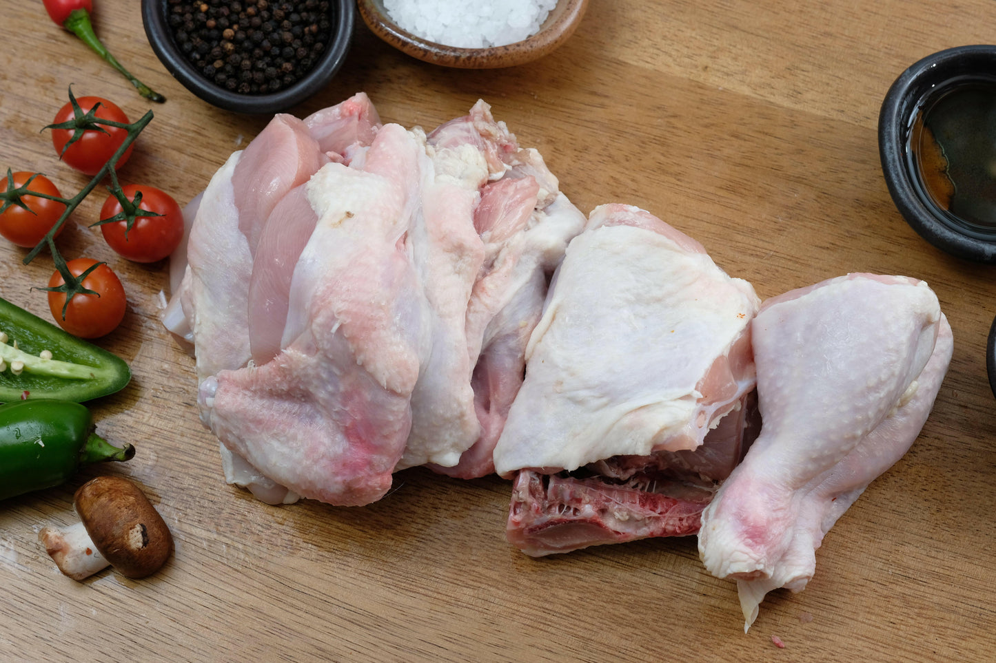 KJ Whole Chicken Cut in.