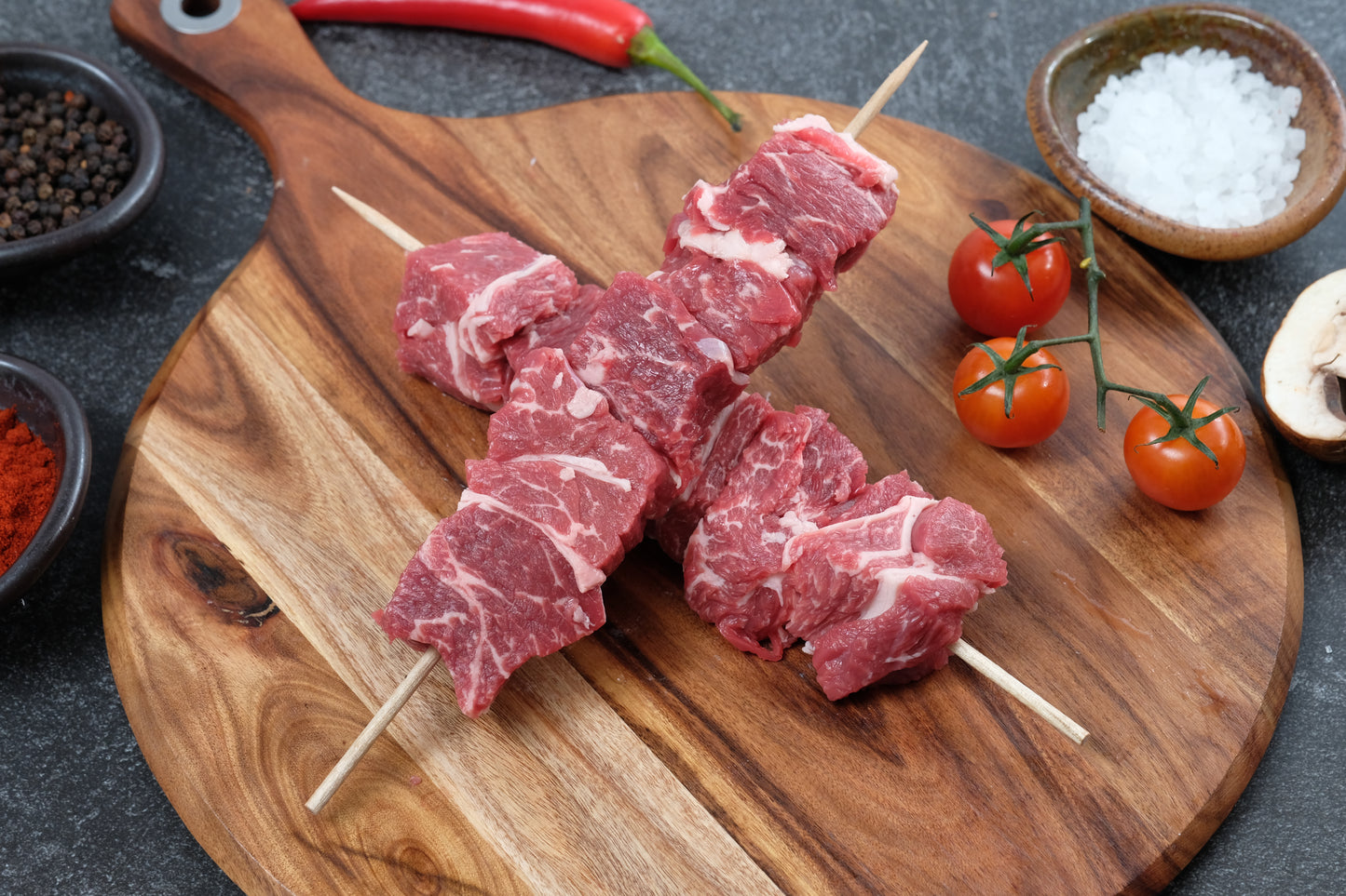 Beef Shish Kabob.