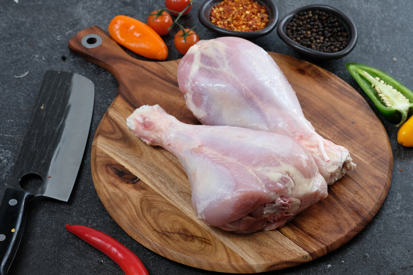 KJ Skinless Turkey Drumstick.