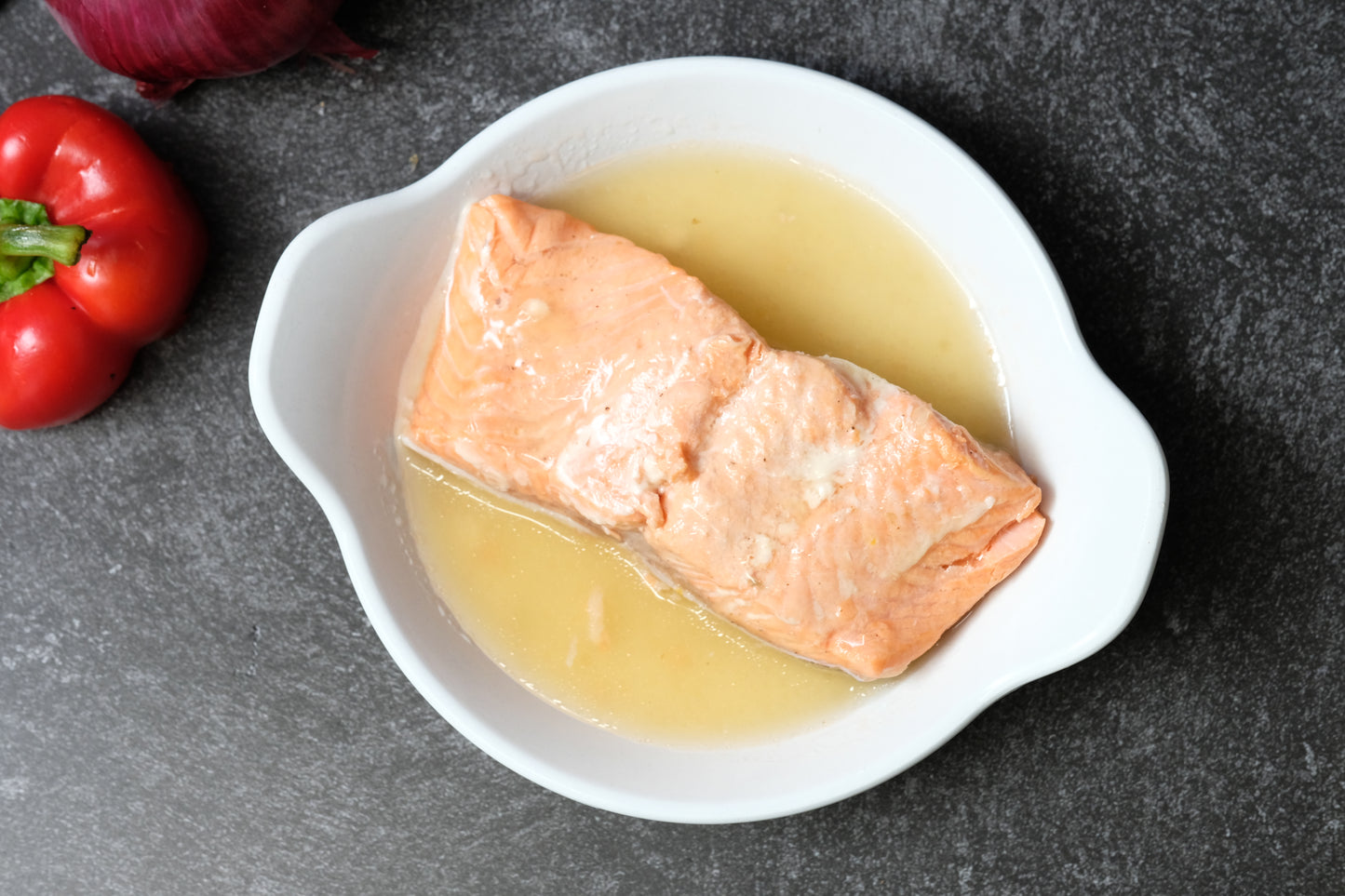 Sweet & Sour Salmon Fish.