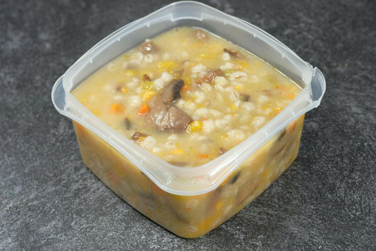 Mushroom Barley Soup.