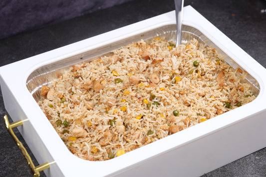 Chicken Rice with Eggs