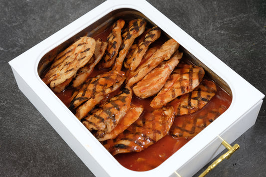 Grilled Cutlet with BBQ Sauce 9x13